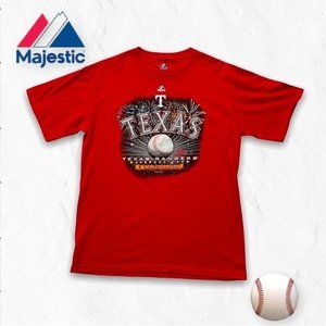 ⤵️MAJESTIC Texas Rangers men’s T-shirt